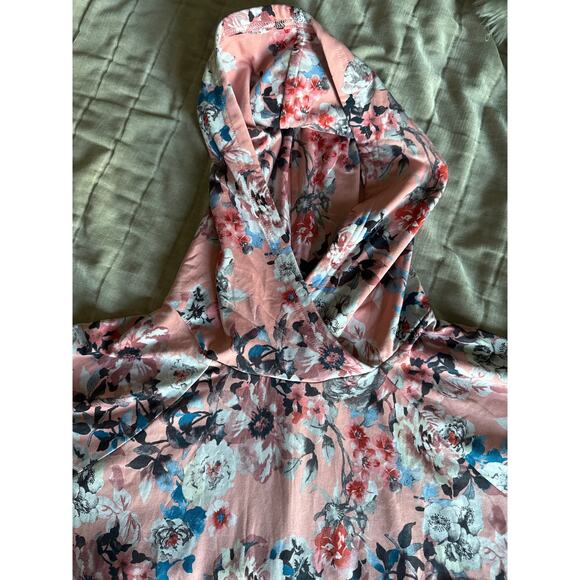 - LuLaRoe Amber Hoodie - size M pink floral - Picture 4 of 5